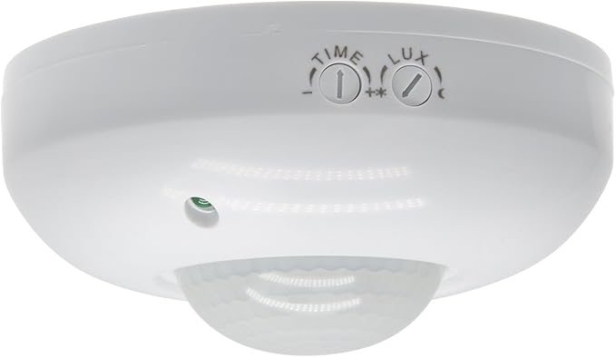 Sensky 360 Degree Ceiling Mount Occupancy Sensor, 110-240V PIR Motion Sensor Switch, High Sensitive Movement Detector Light Switch, Neutral Required(Max Detection Distance: 6 m)