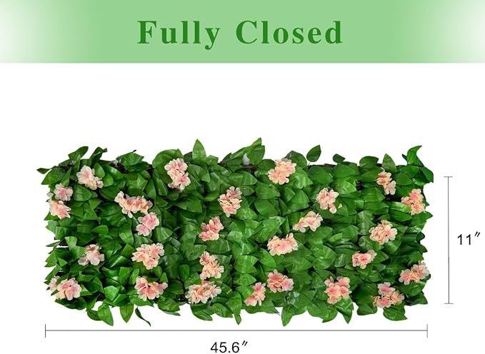 Expandable Faux Ivy Fence Privacy Screen - Image 4