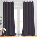 NICETOWN Greyish Purple Blackout Draperies Curtains by NICETOWN