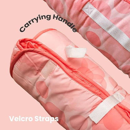 Toddler Nap Mat with Removable Pillow and Blanket (21" x 48") - Soft Sleep Mats for Kids, Daycare, Preschool, Travel - Machine Washable Roll Up Sleeping Bag - Nap Mat by Zunee