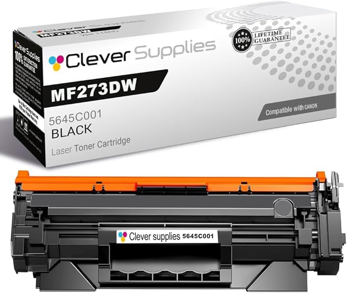 CS Replacement Compatible with Canon MF273DW Toner Cartridge 5645C001 to use with LBP-122DW MF273DW MF275DW (Black, 1-Pack)