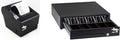 EOM-POS Heavy Duty Cash Register Drawer + Thermal Receipt Printer -for Windows Systems Only