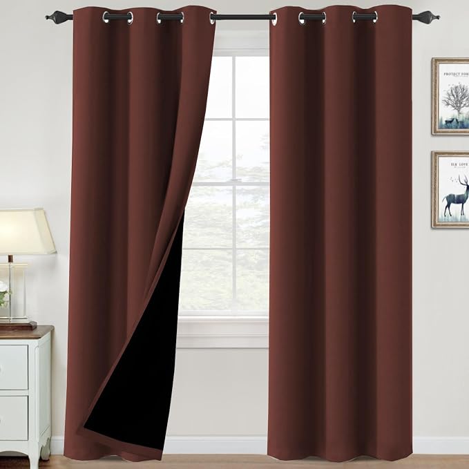 H.VERSAILTEX 100% Blackout Curtains by HVERSAILTEX