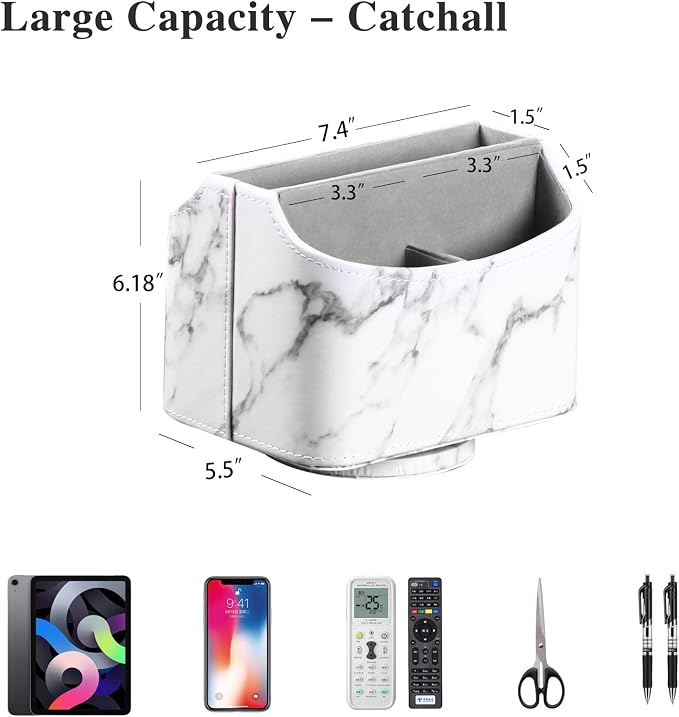 360° Spinning Remote Control Holder, TV Remote Caddy - Image 4