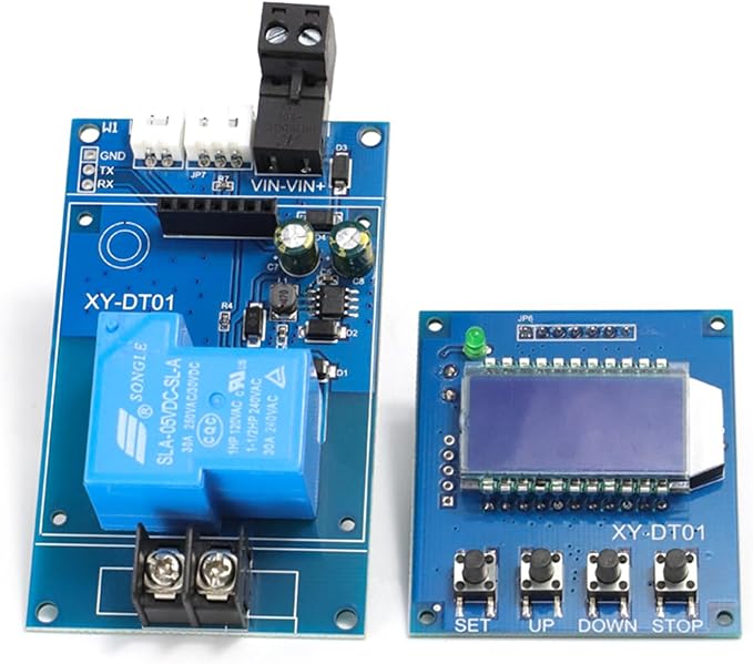 Digital Temperature Control XY-DT01 Humidity Controller 30A for Home Automation Digital Thermostat Humidity Control Smarthomes Automation Module LCD Display Temperature Controller