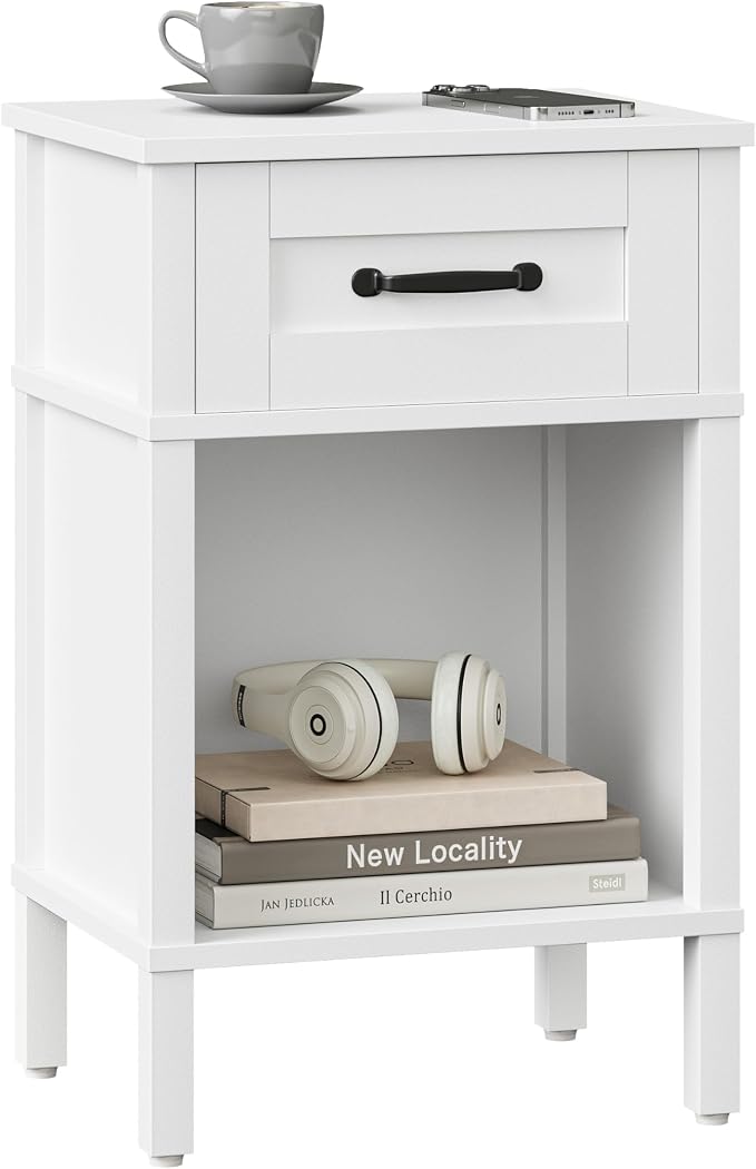 White Farmhouse Nightstand - Image 3