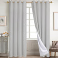 Diraysid 100% Blackout Curtains Light Grey Linen Curtains by Diraysid%2C+refresh+your+life