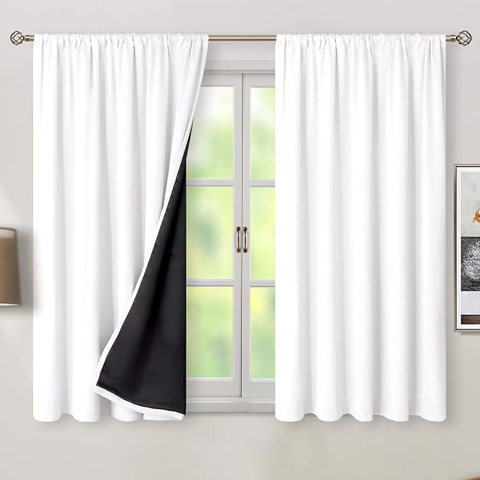 BGment 100% Blackout Curtains 54 Inches Long - Image 2
