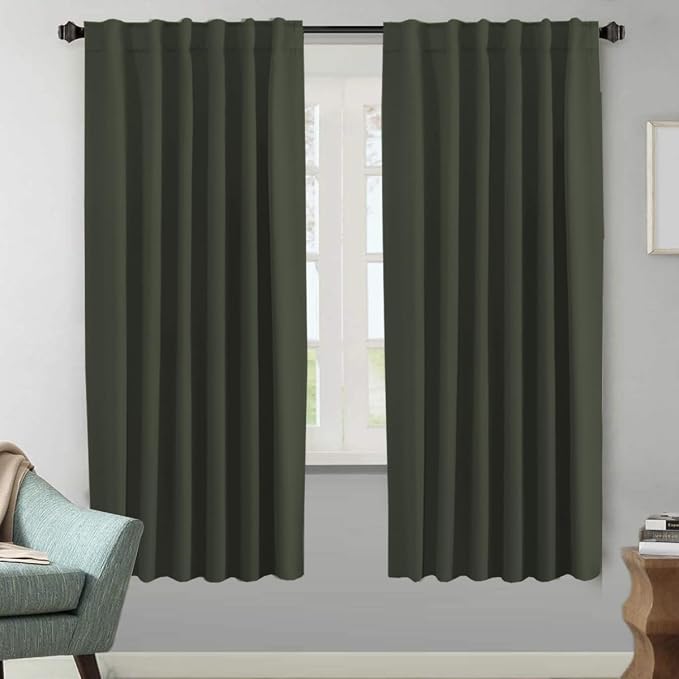 H.VERSAILTEX Blackout Curtains Thermal Insulated Window Treatment Panels Room by HVERSAILTEX