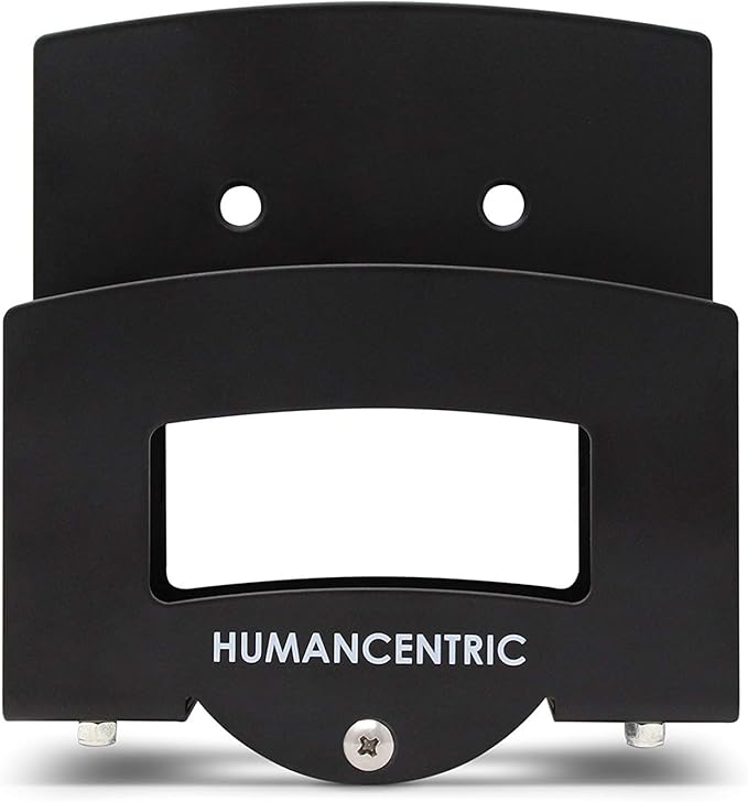 HumanCentric Cable Box and Modem Mount, Adjustable Wall Mount for Small and Narrow Devices, Cable Boxes, Modems, DVD Players, Streaming Media Devices, Mount on The Wall Behind TV, Hardware Included