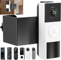 Anti-Theft Doorbell Mount No Drill Compatible with Tapo/Orbitell/Eufy/Aosu Video Doorbell, Universal Doorbell Camera Mount, Adjustable Mounting Bracket Holder Accessories for Apartment Rentals Mount