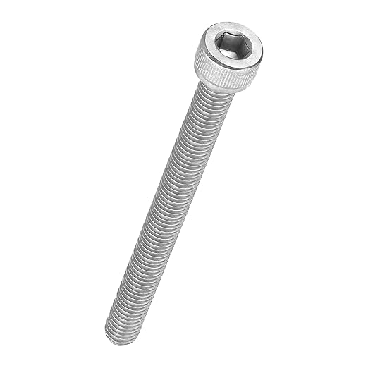 Kozelo 5pcs Socket Head Cap Screws - [M8-1.25 x 90mm] 304 Stainless Steel Allen Socket Drive for Electrical Motor 3D Printing Fan Engine Replacement Use, Silver
