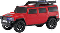 WSTER Solar Off-Road Car Bluetooth Speaker – HD Stereo Sound with TWS Pairing, TF/USB Playback, Portable Bluetooth Car Speaker for Home Audio, Outdoor Use & Retro Gifts for Men (Red)