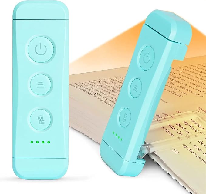 Glocusent USB Rechargeable Book Light, Portable Clip-on LED Reading Light | 3 by GLOCUSENT