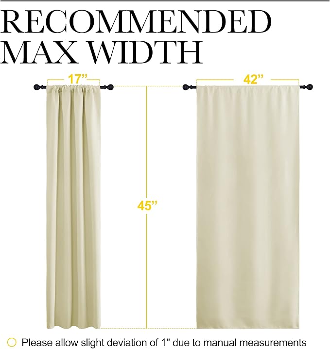 NICETOWN Blackout Curtains for Bedroom, Home Decorations Thermal Insulated - Image 7