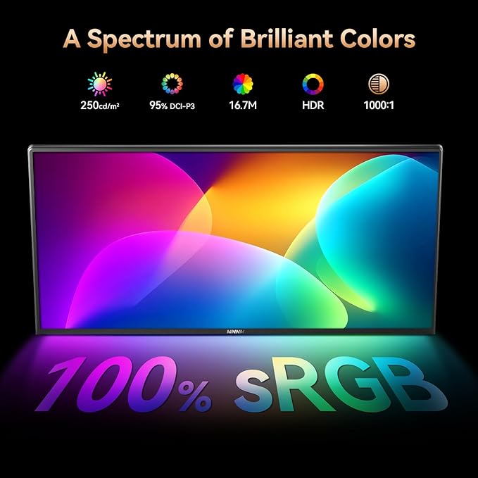 27 Inch Computer Monitor - Fast IPS 2K QHD 2560 x 1440 Desktop Monitor 100Hz FreeSync 100% sRGB TÜV Eye Care PC Gaming Screen Support Vesa Height/Tilt/Swivel/Pivot for Office Work (HDMI 2.0 & DP1.4)