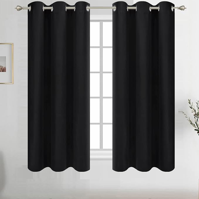 Diraysid Black Grommet Blackout Curtains by Diraysid%2C+refresh+your+life