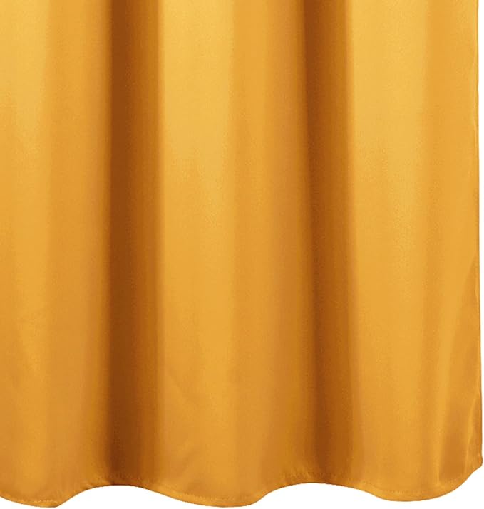 Blackout Curtains 52 x 120 Inch Long Yellow Curtains Set of 2 Panels Room - Image 8