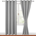 Blackout Curtains for Bedroom, 52 x 84 Inch, 2 Panels | Thermal Insulated & by Hiasan