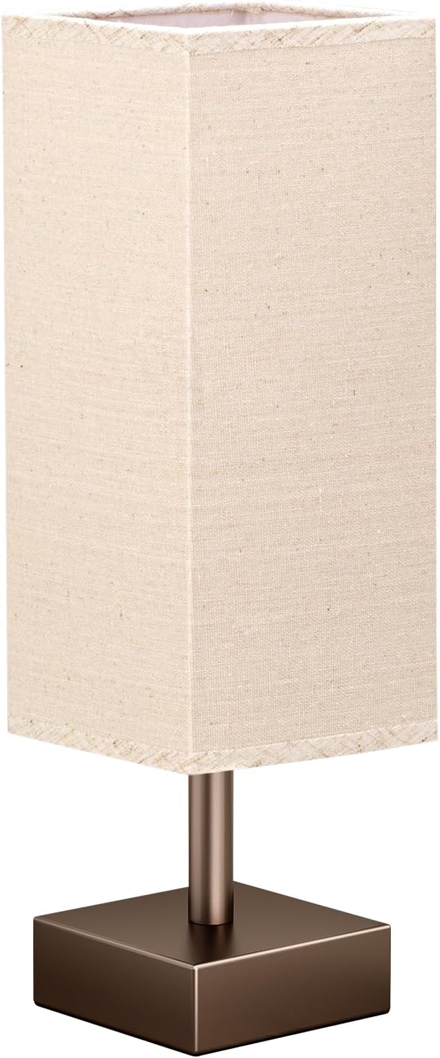 aooshine Browm Small Bedside Lamp - Image 7