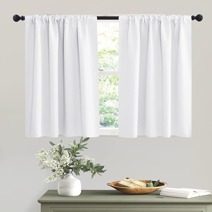 RYB HOME Curtains for Bedroom Living Room Nursery Office 63 inches Long | by RYBHOME