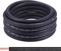 Shirbly 2/0 Gauge Battery Cable,30FT Black 2/0 AWG Pure Copper Wire Welding Cable, for Automotive, Battery, Solar and Generator, Standard USA OFC Wire