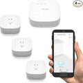 YoLink Smart Home Starter Kit: SpeakerHub & Water Leak Sensor 4 with 105dB Audio Alarm 3-Pack, SMS/Text, Email & Push Notifications, Freeze Warning, LoRa Up to 1/4 Mile Open-Air Range, w/Alexa, IFTTT