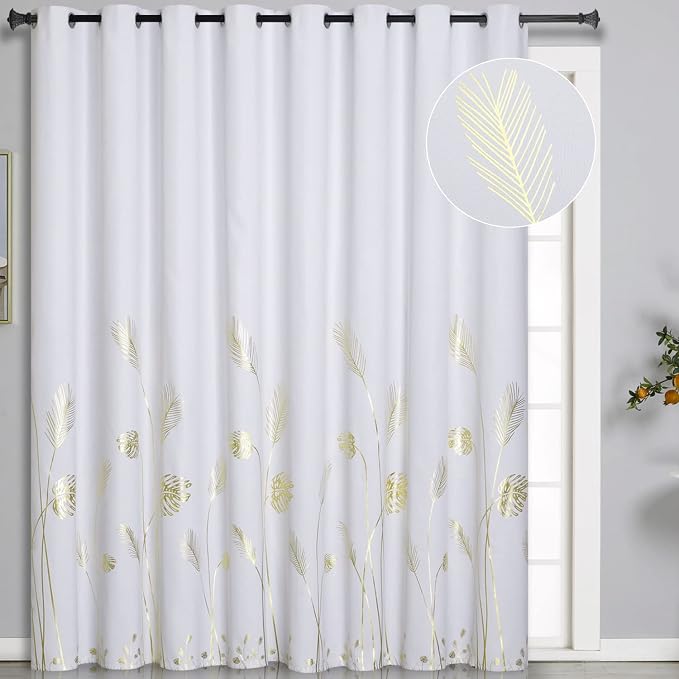 Greyish White Extra Wide Curtain by ESTELARTEXTILER