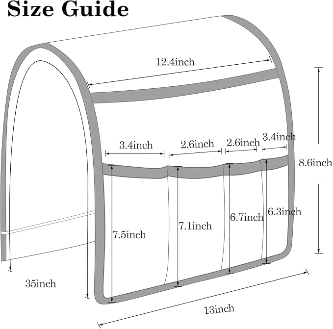 Remote Control Holder Couch Caddy, Armchair Caddy - Image 3