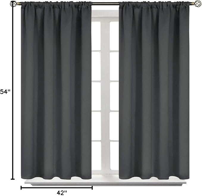 BGment 54 Inch Length Blackout Curtains - Image 6