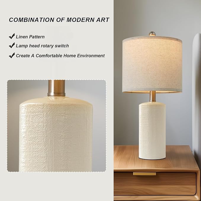 G-SAFAVA 20.25" Small Single Table Lamp - Image 3