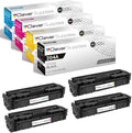 CS Replacement Toner Cartridge Compatible with HP 204A CF510A Black CF511A Cyan CF513A Magenta CF512A Yellow Color Pro MFP M180 MFP M180nw MFP M180n MFP M181fw MFP M154a 4 Color Set
