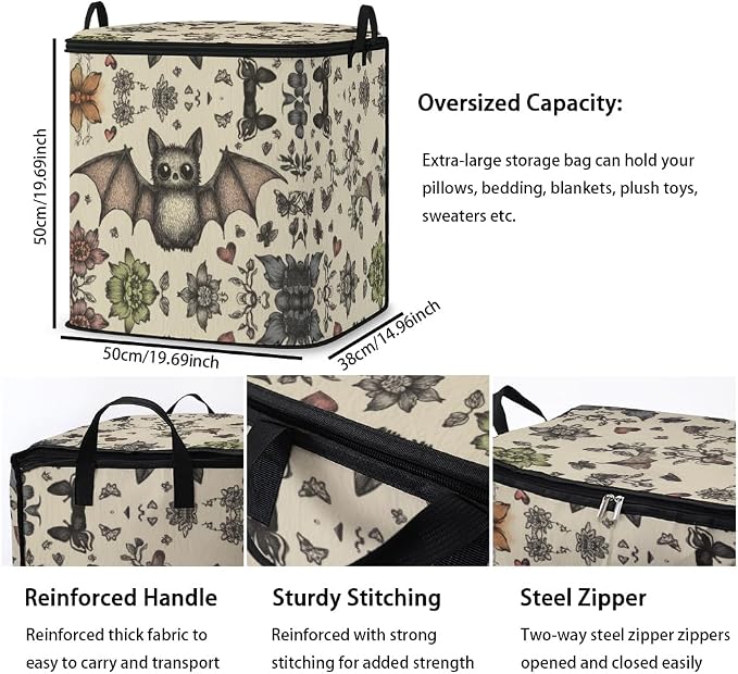 2pcs blanket storage bag for under bed, closet organizers 95L | clothing - Image 3