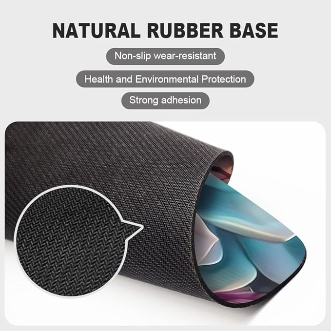 Succulent Square Mouse pad, Texture, Waterproof, Anti Slip Rubber Base, Computer Mouse pad, Laptop Mouse pad