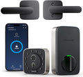 ULTRALOQ Bolt Fingerprint Smart Lock with Lever, Front Keypad Door Lock with Handle, Built-in WiFi Deadbolt, App Remote Control, Auto-Lock, Works with Apple HomeKit, Alexa, Google, BHMA Certified