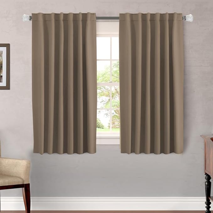 H.VERSAILTEX Blackout Curtains Thermal Insulated Window Treatment Panels Room by HVERSAILTEX