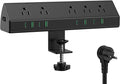 Jgstkcity Desk Clamp Power Strip USB C 45W, 8 USB, 15FT Cable, Edge Mount by Jgstkcity