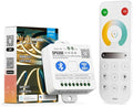 BTF-LIGHTING SP530E WiFi Alexa Bluetooth Controller 4 Zones 2.4GHz RF RB2 Remote Kit Support FCOB COB SMD PWM or SPI CCT Dual White Tunable Color Temperature LED Strip WS2811 IC etc DC5V DC12V DC24V