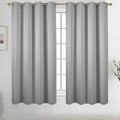 Diraysid Light Grey Grommet Blackout Curtains by Diraysid%2C+refresh+your+life