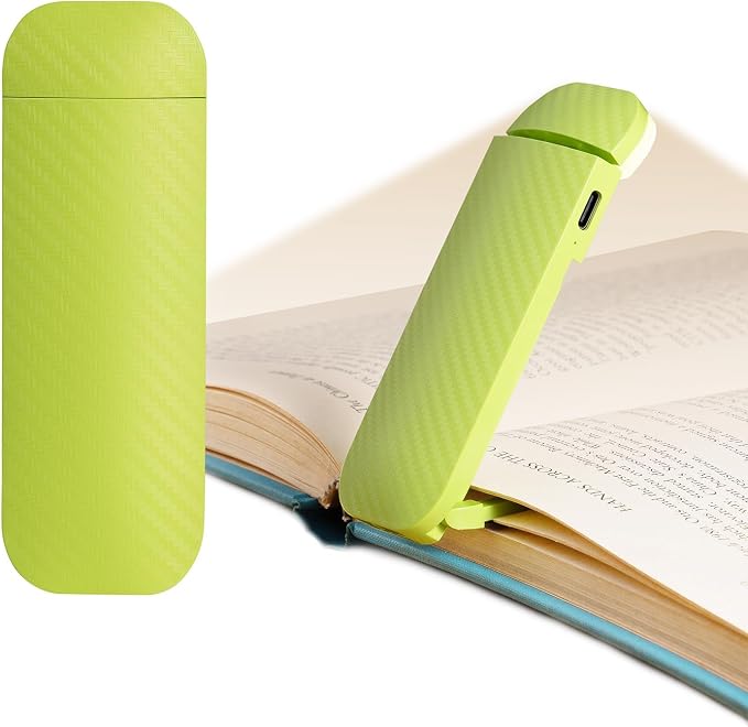 HEMONNKAM Book Reading Light, Rechargeable Clip on Booklight, Eye Caring 3 by HEMONNKAM