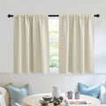 RYB HOME Short Privacy Curtains 30 inch Long by RYBHOME
