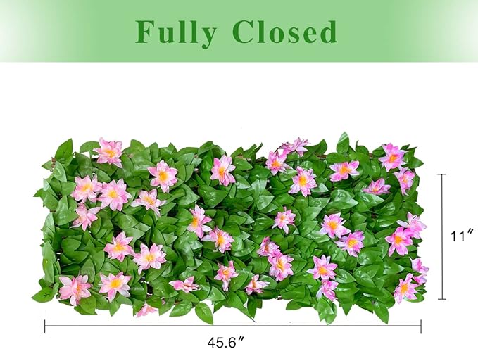 Expandable Faux Ivy Fence Privacy Screen - Image 4