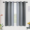 SimpleHome Ombre Grey to Grey White Curtains by SimpleHome