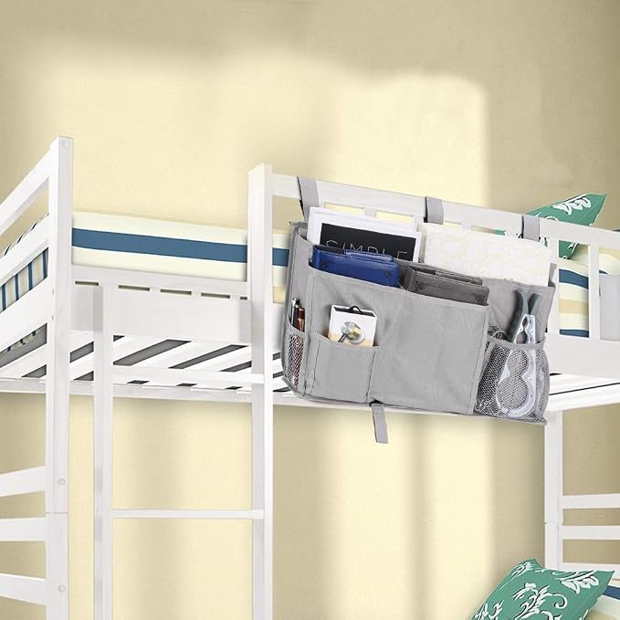 Bedside Caddy, Hanging Under Bed Storage Organizer Bag - Image 6