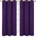Diraysid Purple Grommet Blackout Curtains by Diraysid%2C+refresh+your+life