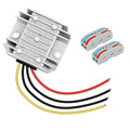 LeMotech DC 24v to 12v Converter 10A 120W Step Down Converter Voltage Reducer IP68 Waterproof Transformer for Golf Cart Truck Boat Vehicle