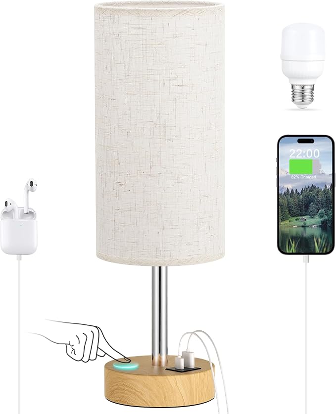 Dicoool Bedside Table Lamp for Bedroom - Image 7