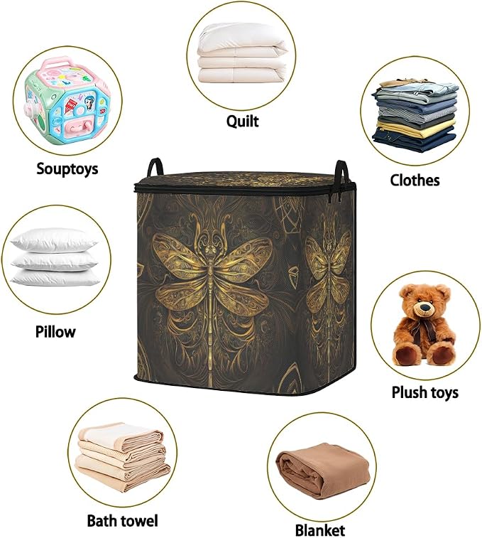 2pcs closet organizers and storage under bed, clothing blanket sweater sheet - Image 2