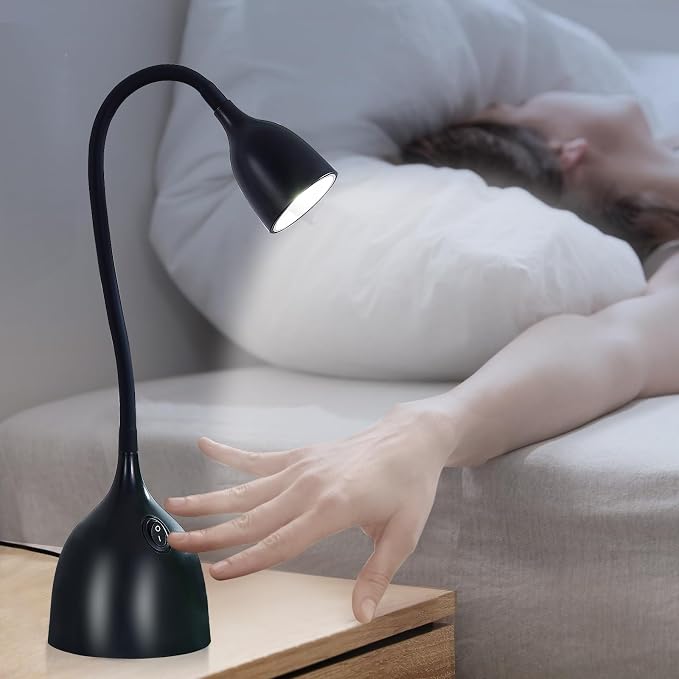 EJIAXIN Desk Lamp for Home Office, LED Reading Light, Small Adjustable Flexible - Image 7