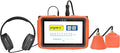 PQWT L50 Underground Water Leak Detectors for Home Wall Water Pipe Detector Machine Multi Sensor Acoustic Pipeline Leakage Detection Kit Noise Reduction Headphone Smart Touchscreen Carry Case